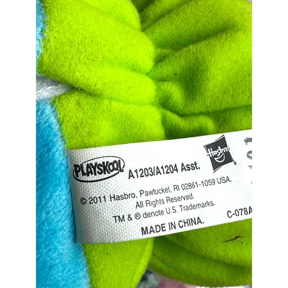 Playskool Musical Light Up LULLABY GLOWORM Blue Green Plush Toy Sleep Buddy Nap - Picture 7 of 7